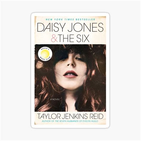 "Daisy Jones and The Six by Taylor Jenkins Reid Book Cover" Sticker for ...