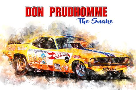 Don Prudhomme_Snake Painting by Raceman Decker - Fine Art America