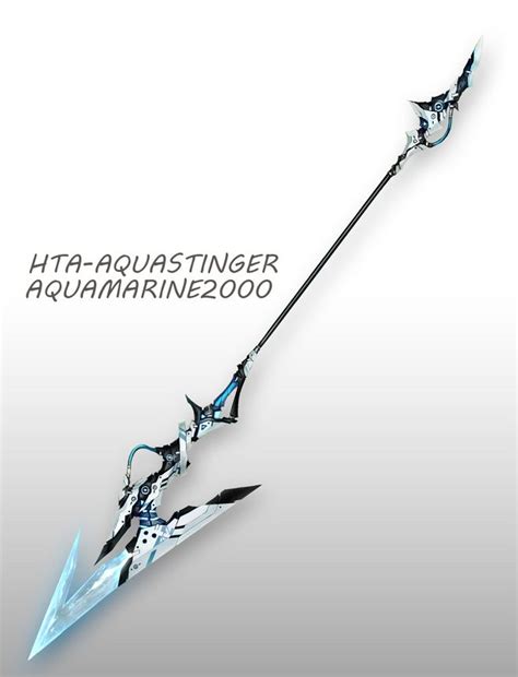 the spear of the storm ruler Ninja Weapons, Anime Weapons, Sci Fi ...