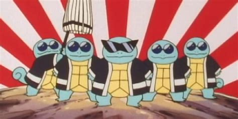 Pokemon Fan Recreates Squirtle Squad Anime Scene in Sprite Form