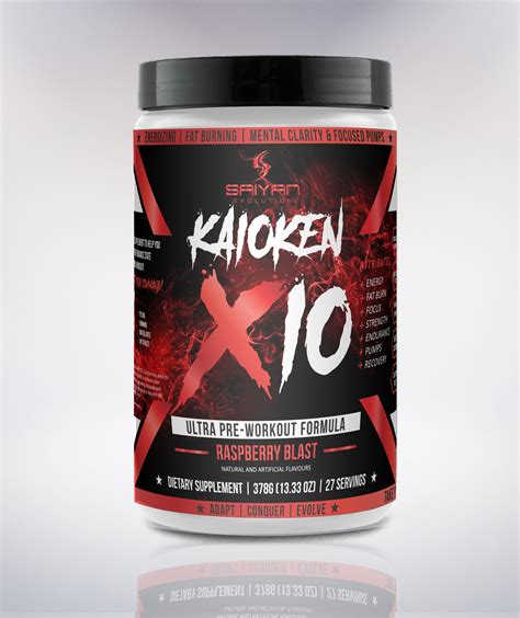 [NEW ARRIVAL] Ultra Pre-Workout Formula 'KAIOKEN X10' Energy - Raspber ...