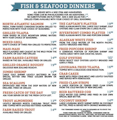 Riverfront Seafood Company | Kingsport, TN