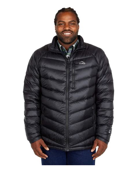 L.L. Bean Goose Ultralight 850 Down Jacket - Tall in Black for Men - Lyst