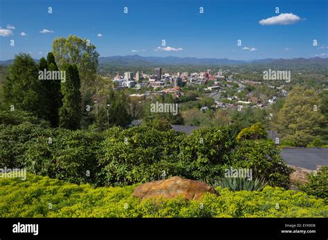 DOWNTOWN SKYLINE ASHEVILLE BUNCOMBE COUNTY NORTH CAROLINA USA Stock ...