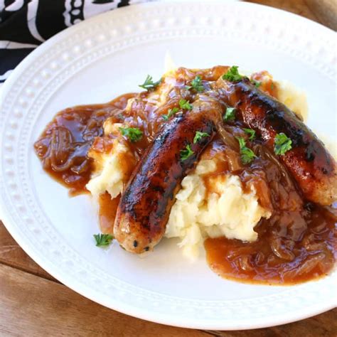 Bangers and Mash - The Daring Gourmet