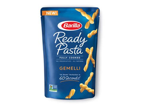 New Barilla® Ready Pasta Delivers Perfect Pasta in 60 Seconds