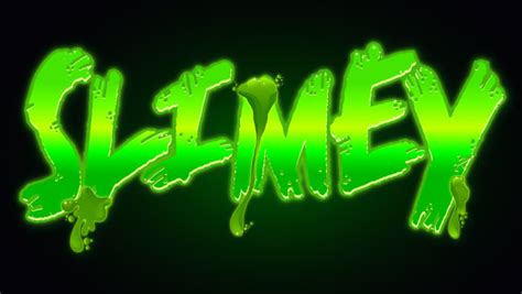 Create a Creepy Slime Vector Text Effect! - Vectips