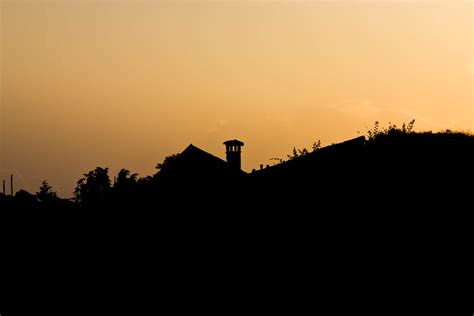 Old Town Sunset Silhouette | Silhouette of an old town at su… | Flickr