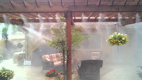 Outdoor Cooling | Outdoor Misting System | - YouTube