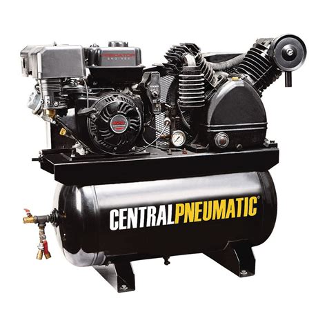 CENTRAL PNEUMATIC 30 GALLON, 180 PSI GAS POWERED TWO-STAGE AIR COMPRESSOR MANUAL Pdf Download ...