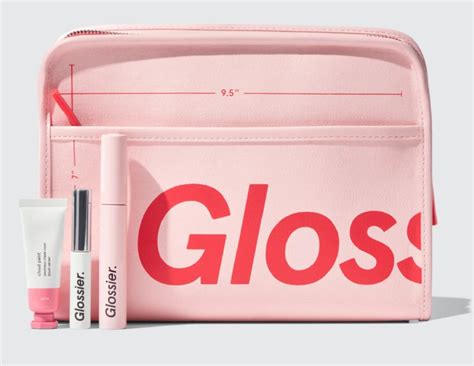 Glossier Beauty Bag Holiday White Colourway 2023 - ReallyRee | Cute makeup bags, Beauty bag ...