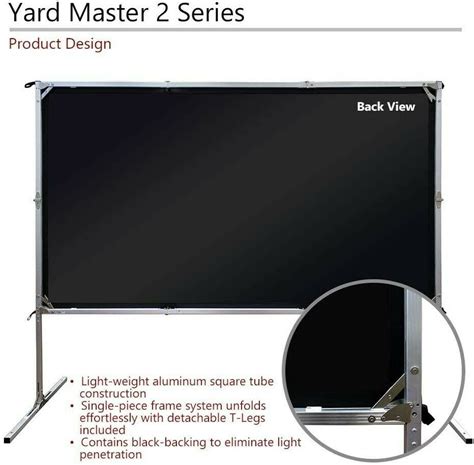 9x16 220 Inch DIY Projector Screen Material Outdoor Movie Night Party Camp White for sale online ...