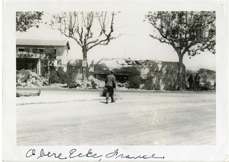 Bombed bunker on city street in Southern France | The Digital ...