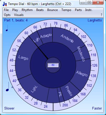 Tempo Dial with Unlimited Range | Bounce Metronome Pro for Your PC ...