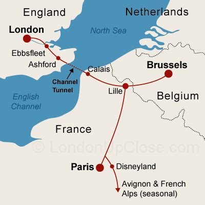 The EUROSTAR train from London to Paris and Brussels - a complete guide