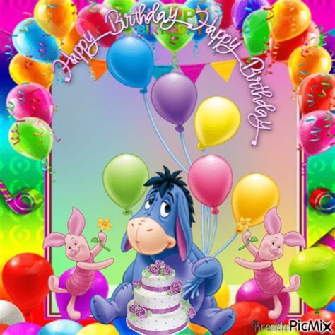 Eeyore birthday - Free PNG - PicMix