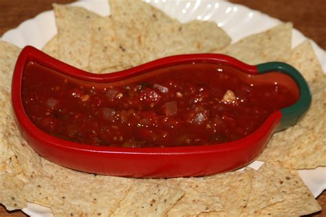 Picante Sauce In Red Pepper Bowl Free Stock Photo - Public Domain Pictures