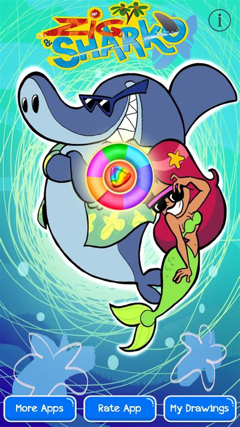 Zig and Sharko coloring game for Android - Download