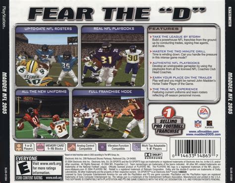 Madden NFL 2005 PSX cover