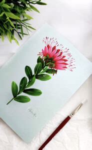 single-flower-painting - Craftionary