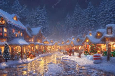 🔥 [20+] Snow Village Christmas Wallpapers | WallpaperSafari