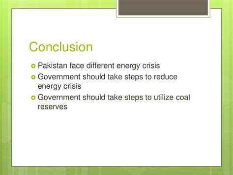 Energy crisis and its effects