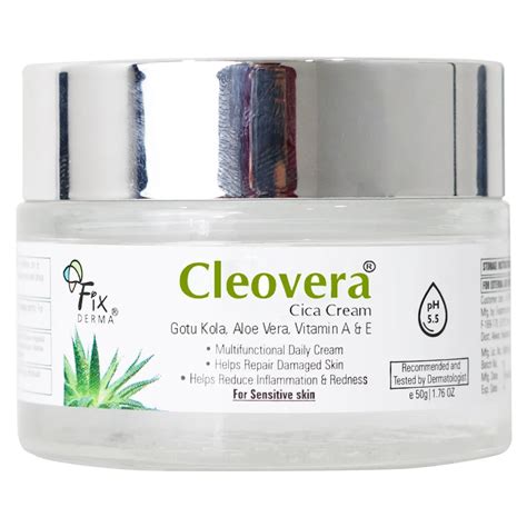 Cica & Aloe Vera Moisturinzing cream for damaged skin – Fixderma Skincare