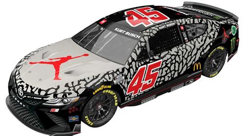 NASCAR's 23xi Racing Team Debuts A Michael Jordan-Inspired Livery For Kurt Busch's No.45 Toyota