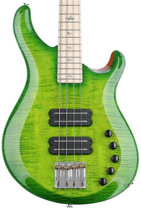 PRS Grainger 4-String Bass 10-Top Guitar - Eriza Verde Wrap with Maple ...