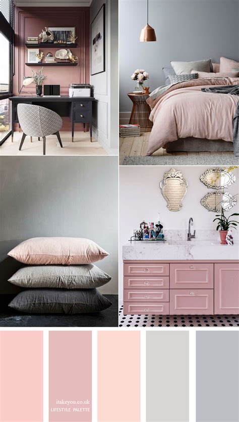 Grey And Pink Color Scheme