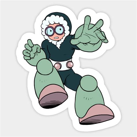 RUBY SPEARS ICE MAN - Mega Man - Sticker | TeePublic