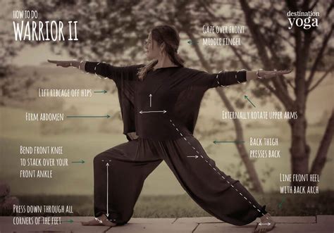 How to do: Warrior II (2) Pose - Yoga Instructions | Destination Yoga