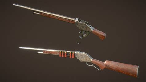 Winchester model 1887 - Download Free 3D model by ViktorKom [eb83af2 ...