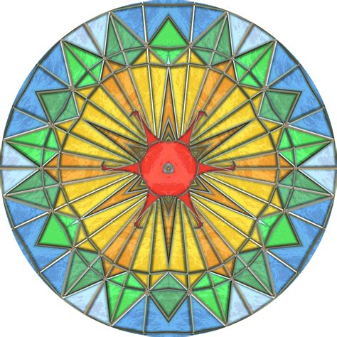 Stained Glass Circle Free Stock Photo - Public Domain Pictures