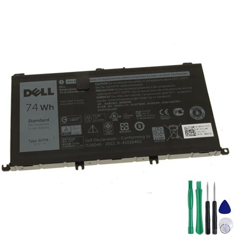 74Wh Battery For Dell Inspiron 15 7000