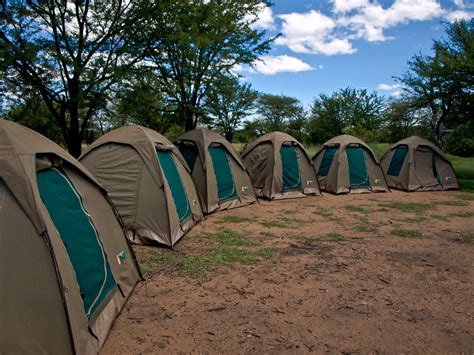 Tents at Ngiri Campsite | Row of tents at the Ngiri Campsite… | Flickr