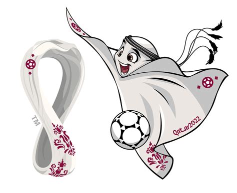 Mascot Fifa World Cup Qatar 2022 With official Logo Symbol Mondial And ...