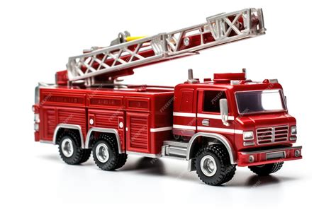 Premium AI Image | Fire Truck Toy Featuring Extendable Ladder