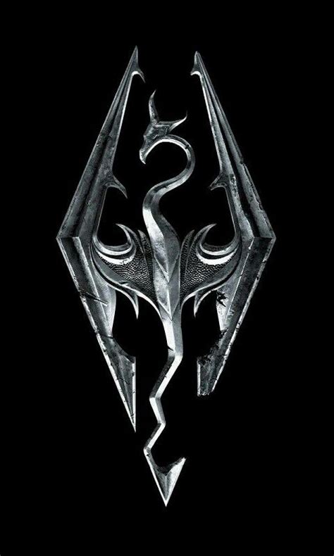 Skyrim logo | Skyrim wallpaper, Skyrim art, Elder scrolls v skyrim