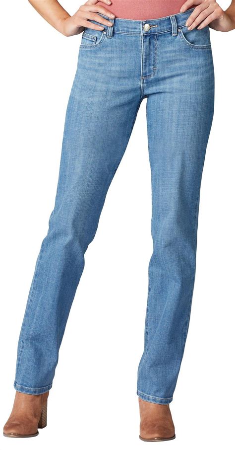 Lee - Lee Women's Stretch Relaxed Fit Straight Leg Jean - Walmart.com - Walmart.com