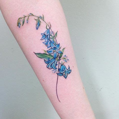 Bluebells for Becky. #bluebells #bluebelltattoo #tattoo #tattoos #botanicaltattoo # ...