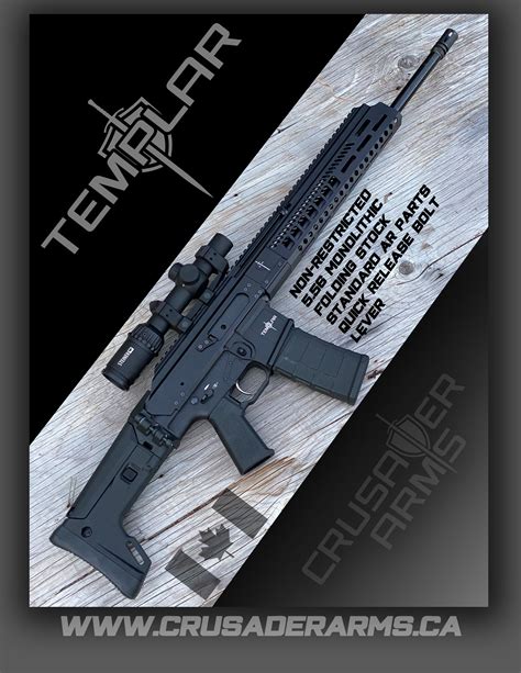 Crusader Arms Templar Non-Restricted Rifle Canada | Crusader Arms