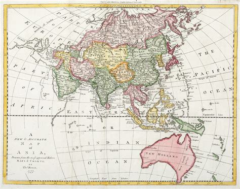 A New & Accurate Map of Asia, drawn from the most approved Modern maps ...