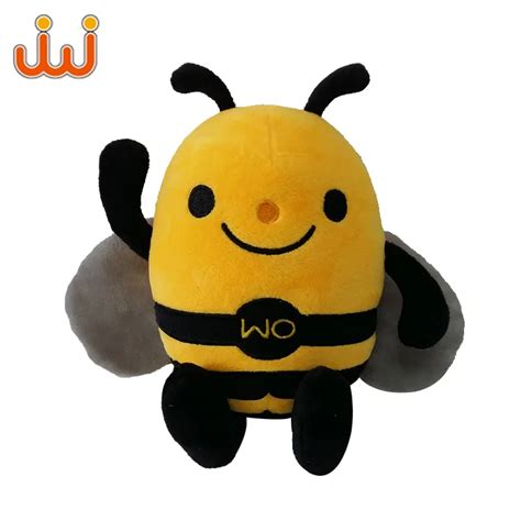 Customize Soft Plush Toys Bumble Bee Lifelike Adorable Bee Plush Stuffed Toys Animals Pets Plush ...