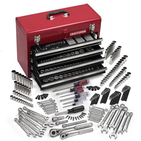 Craftsman 283-Piece Mechanics Tool Set with Tool Box | Shop Your Way ...