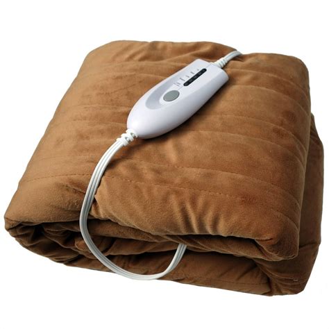 Westerly Electric Heated Throw Blanket, Caramel - Walmart.com - Walmart.com