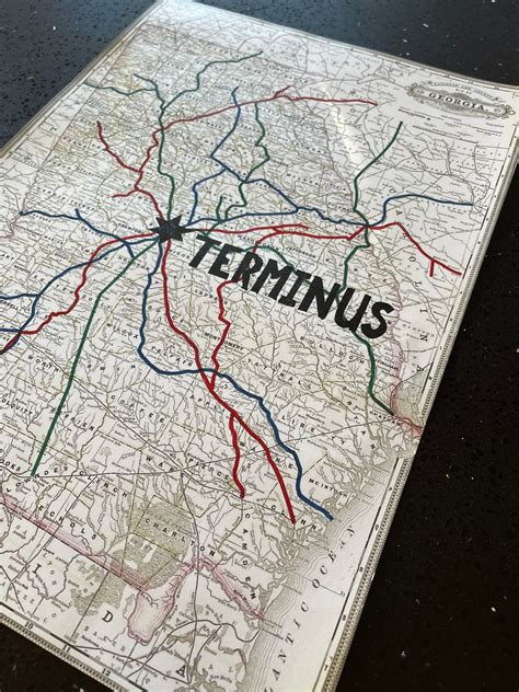 Full Size Walking Dead Terminus Map | Etsy UK