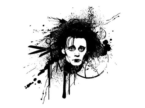 Edward Scissorhands Drawing by Tim Marney | Saatchi Art