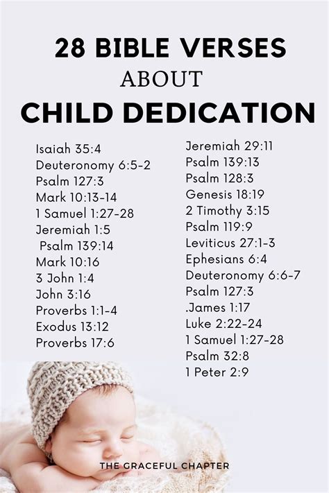 28 Bible Verses About Child Dedication - The Graceful Chapter