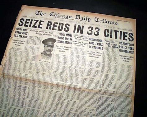 1920 Palmer Raids... Communists rounded up... - RareNewspapers.com